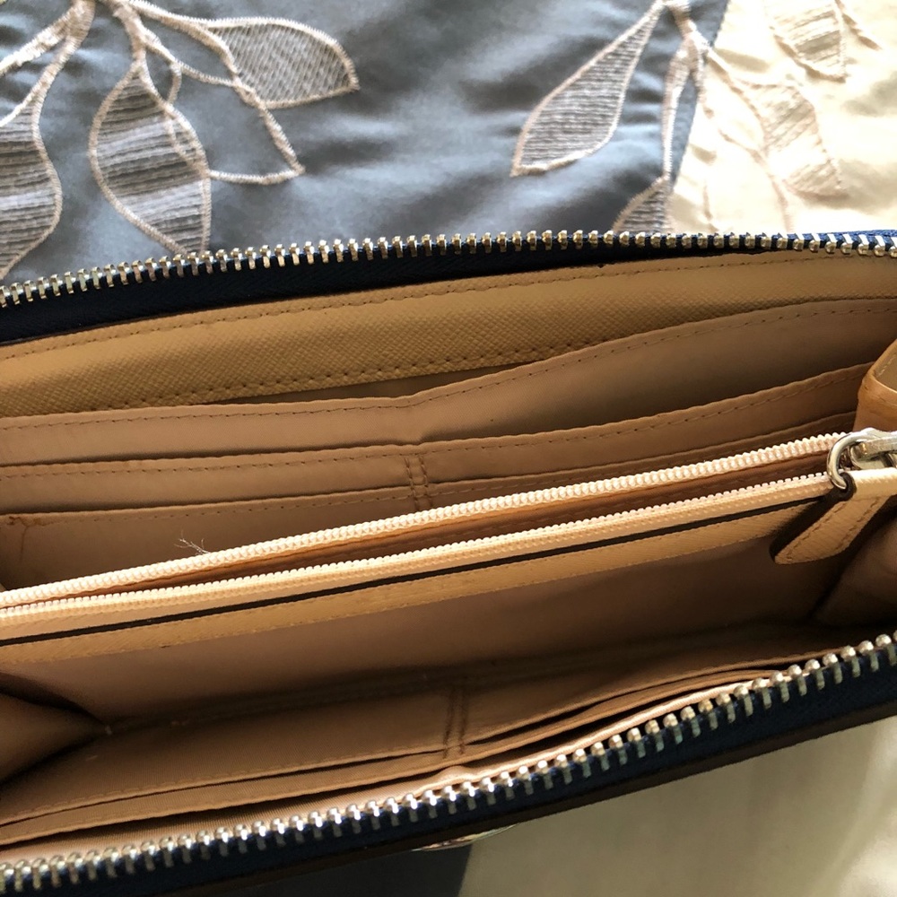 Coach Handbag Blue in color . Slightly used.